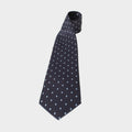 Adult Diamond Show Tie Navy/Light Blue