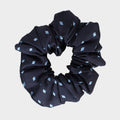 Diamond Show Scrunchie Navy/Light Blue