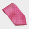 Adult Polka Dot Tie Fuchsia/White