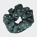 Polka Dot Show Scrunchie Bottle Green/White