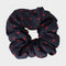 Polka Dot Show Scrunchie Navy/Red