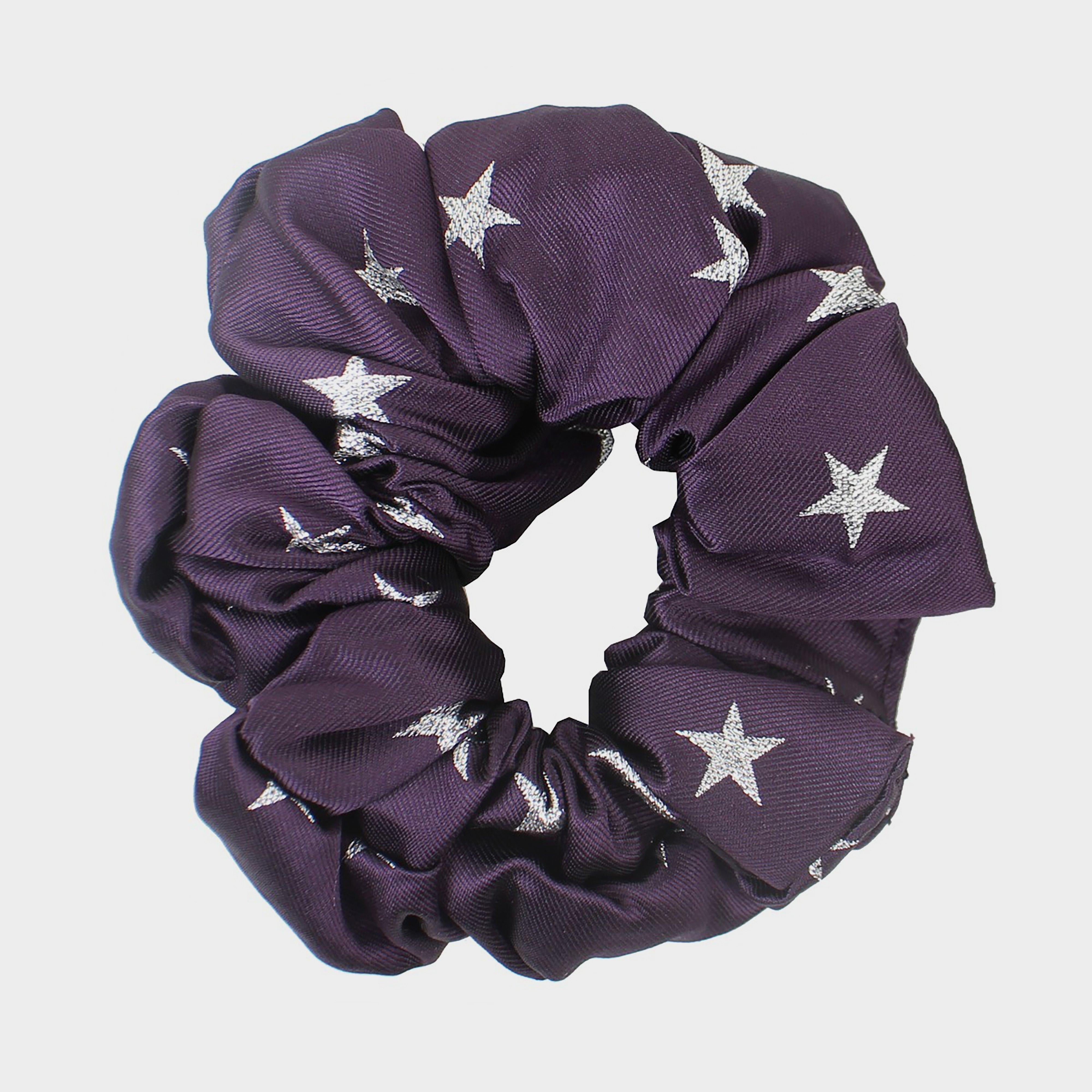 Childs Stars Show Scrunchie Purple/Silver