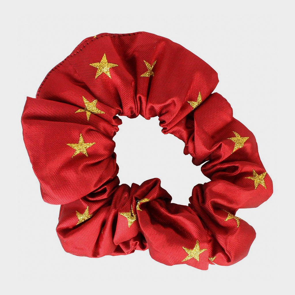 Childs Stars Show Scrunchie Red/Gold