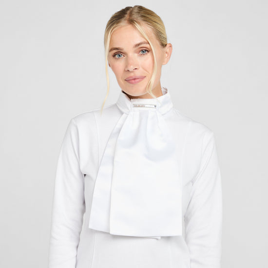 Thea Deluxe Ready Tied Stock White