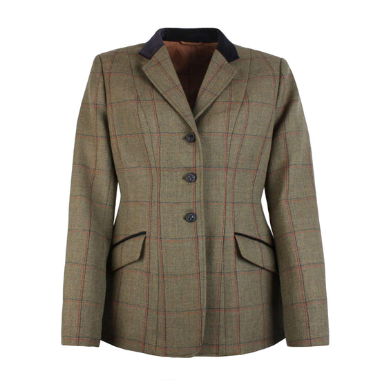 Launton Deluxe Tweed Riding Jacket Green