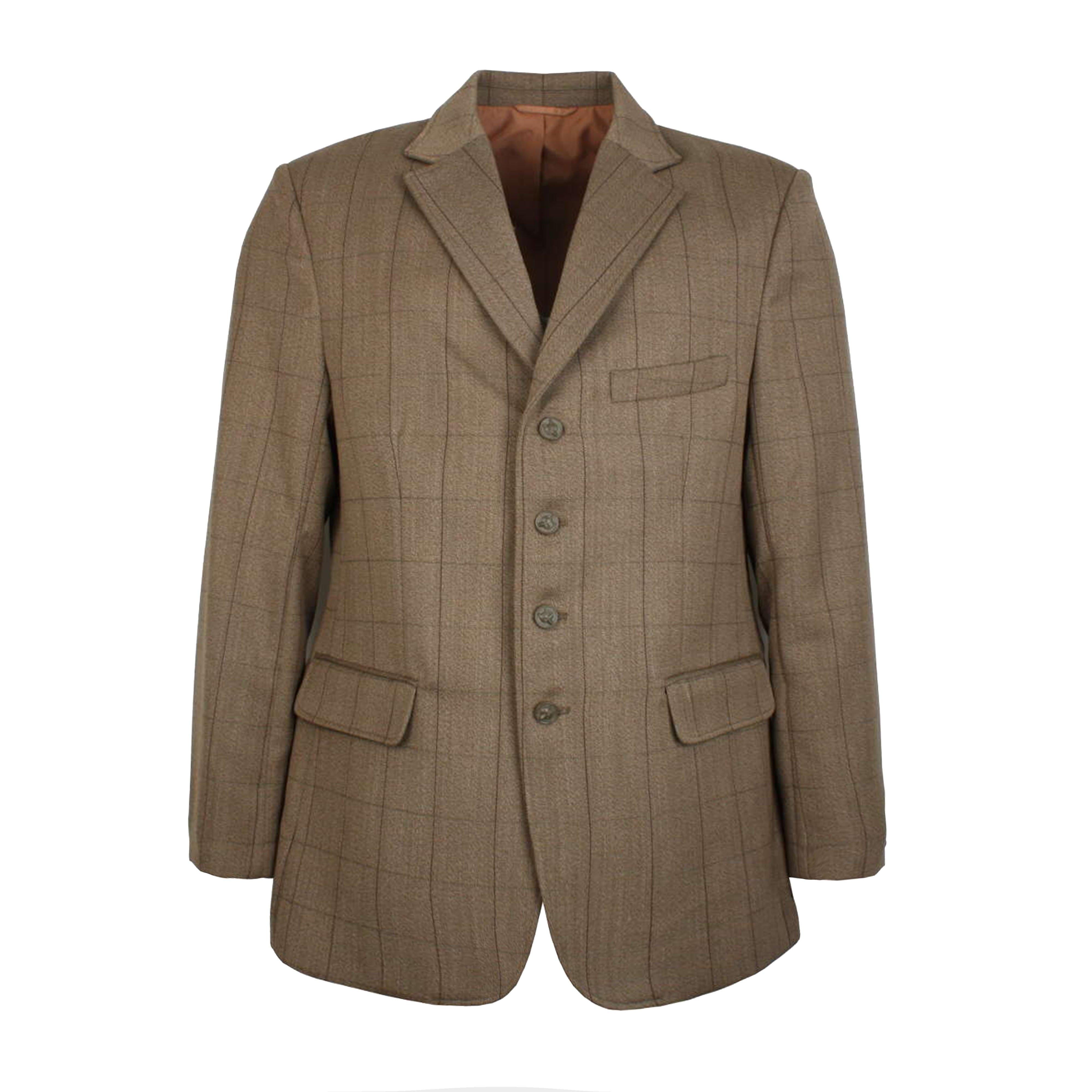 Mens Foxbury Tweed Riding Jacket Green