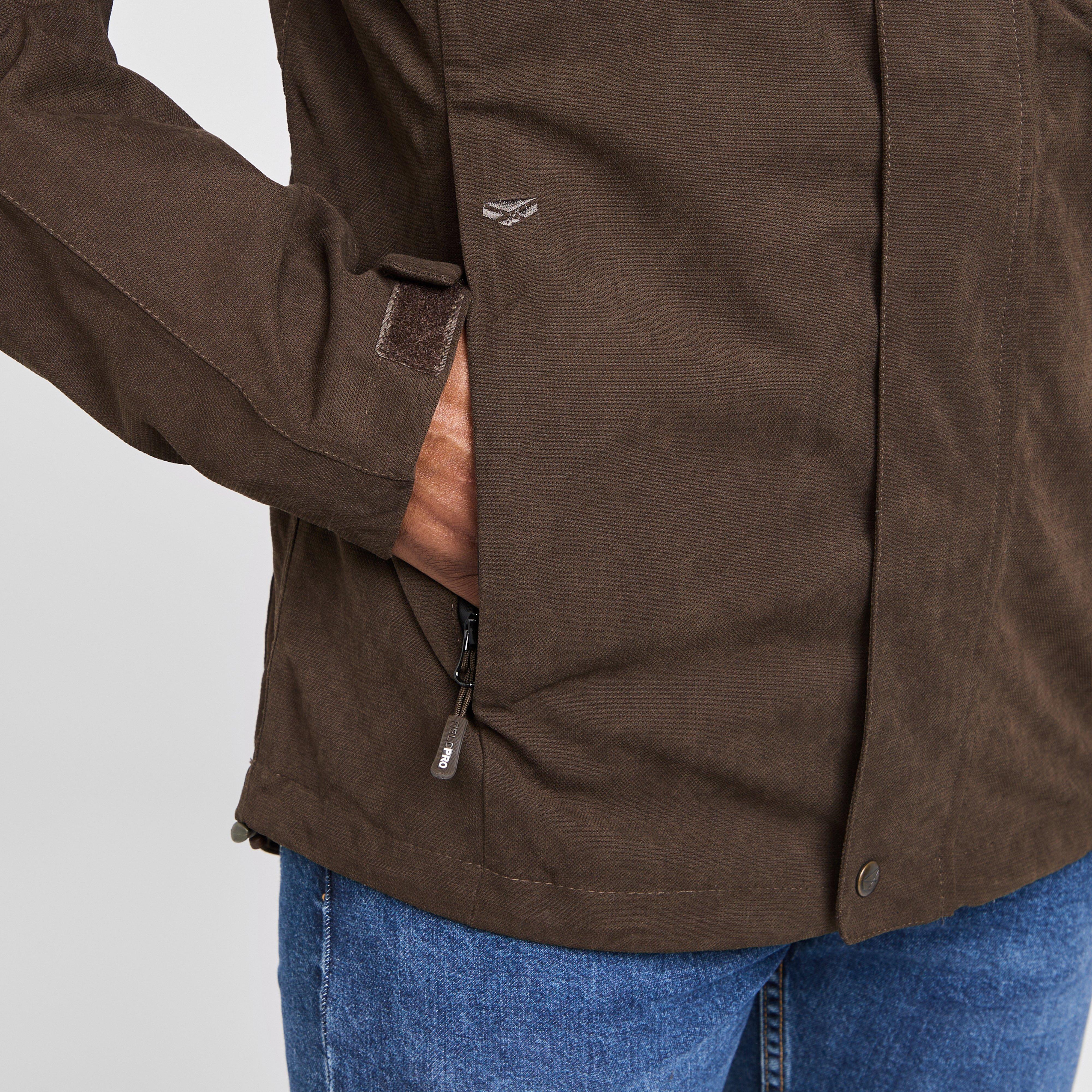 Mens Struther Waterproof Zip Jacket Dark Green