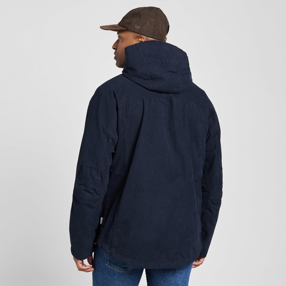 Mens Struther Waterproof Zip Jacket Navy