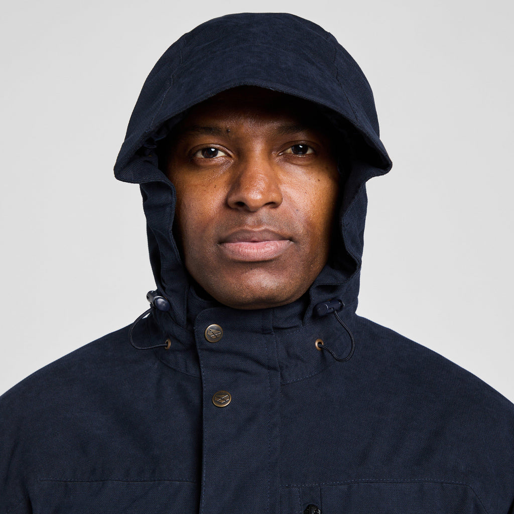 Mens Struther Waterproof Zip Jacket Navy