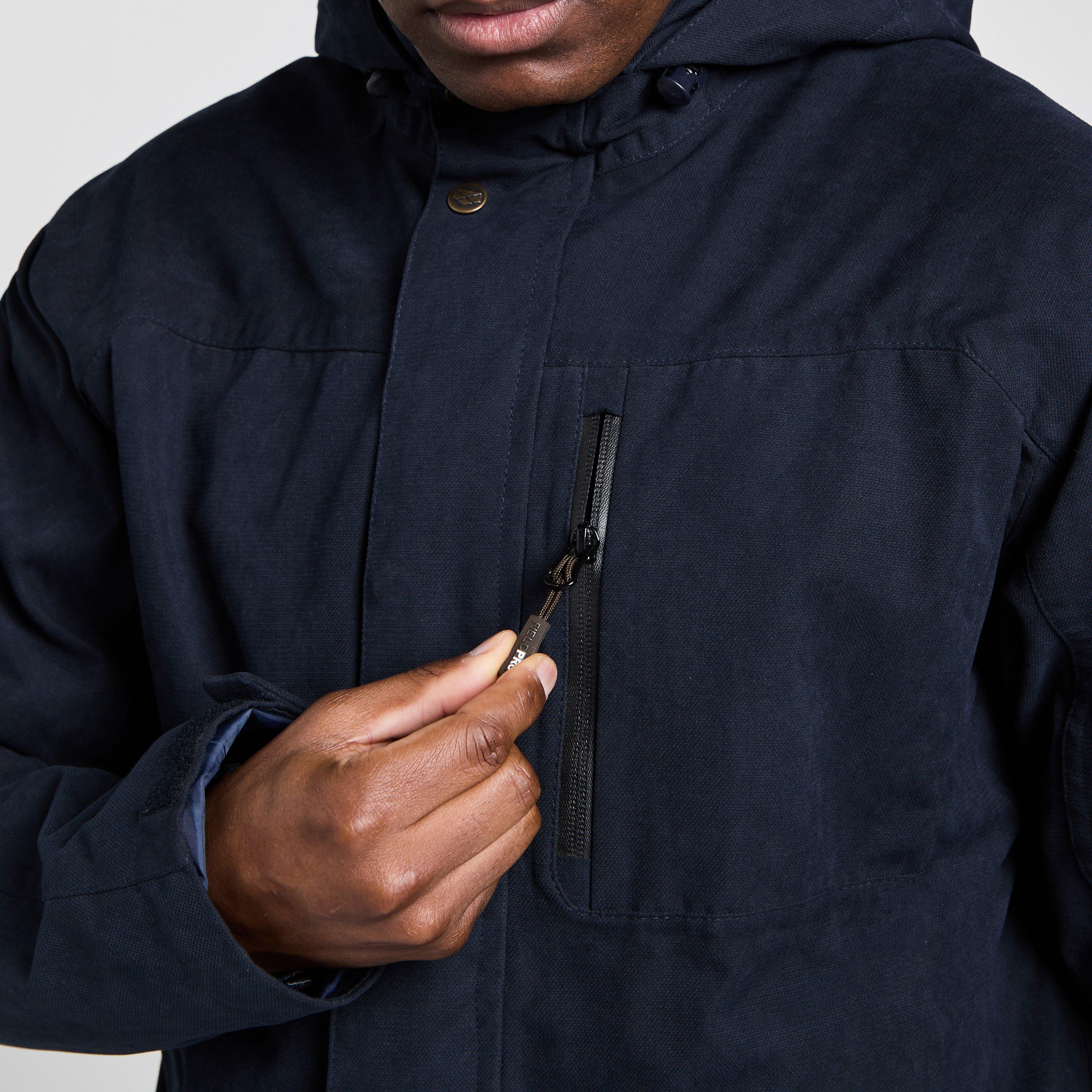 Mens Struther Waterproof Zip Jacket Navy