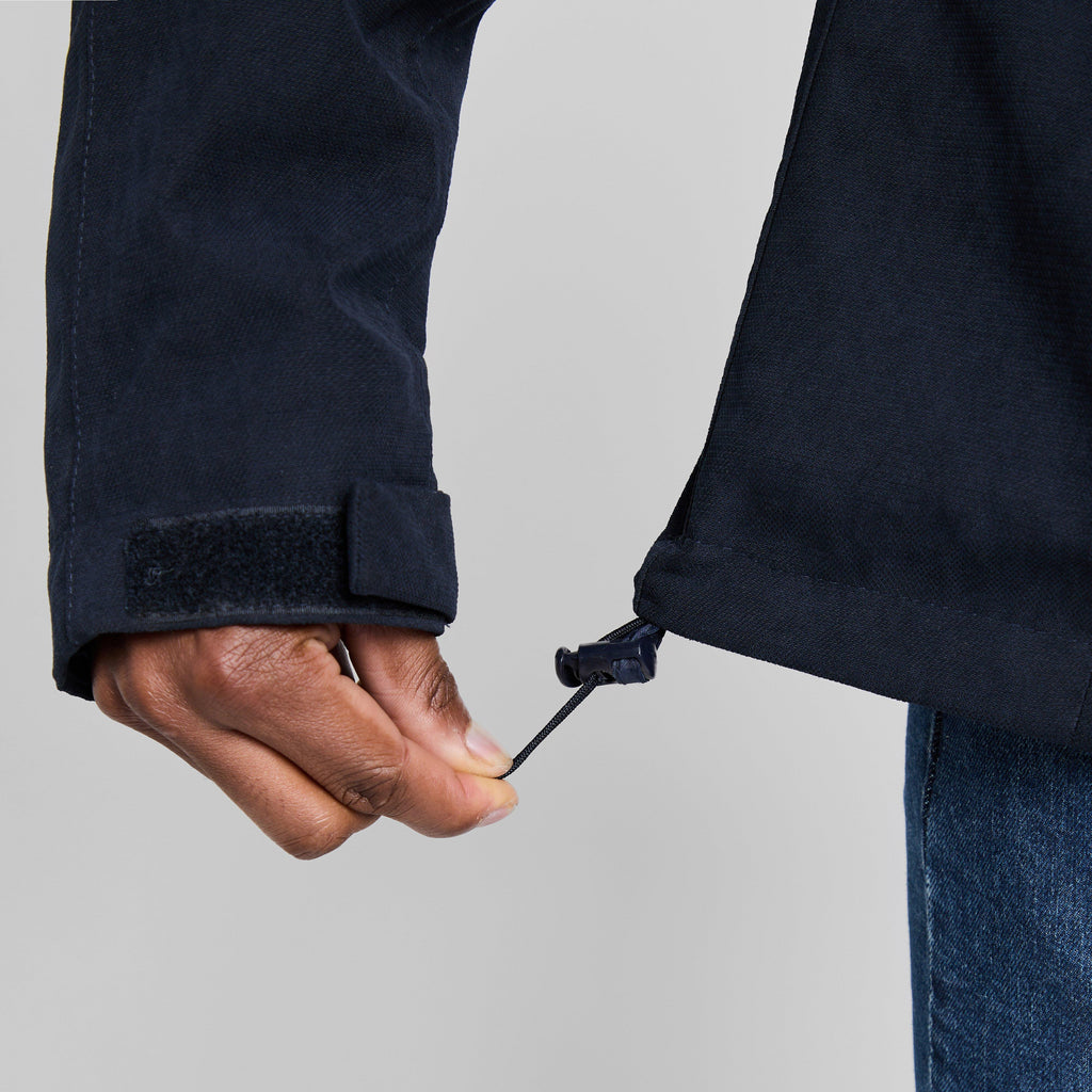 Mens Struther Waterproof Zip Jacket Navy