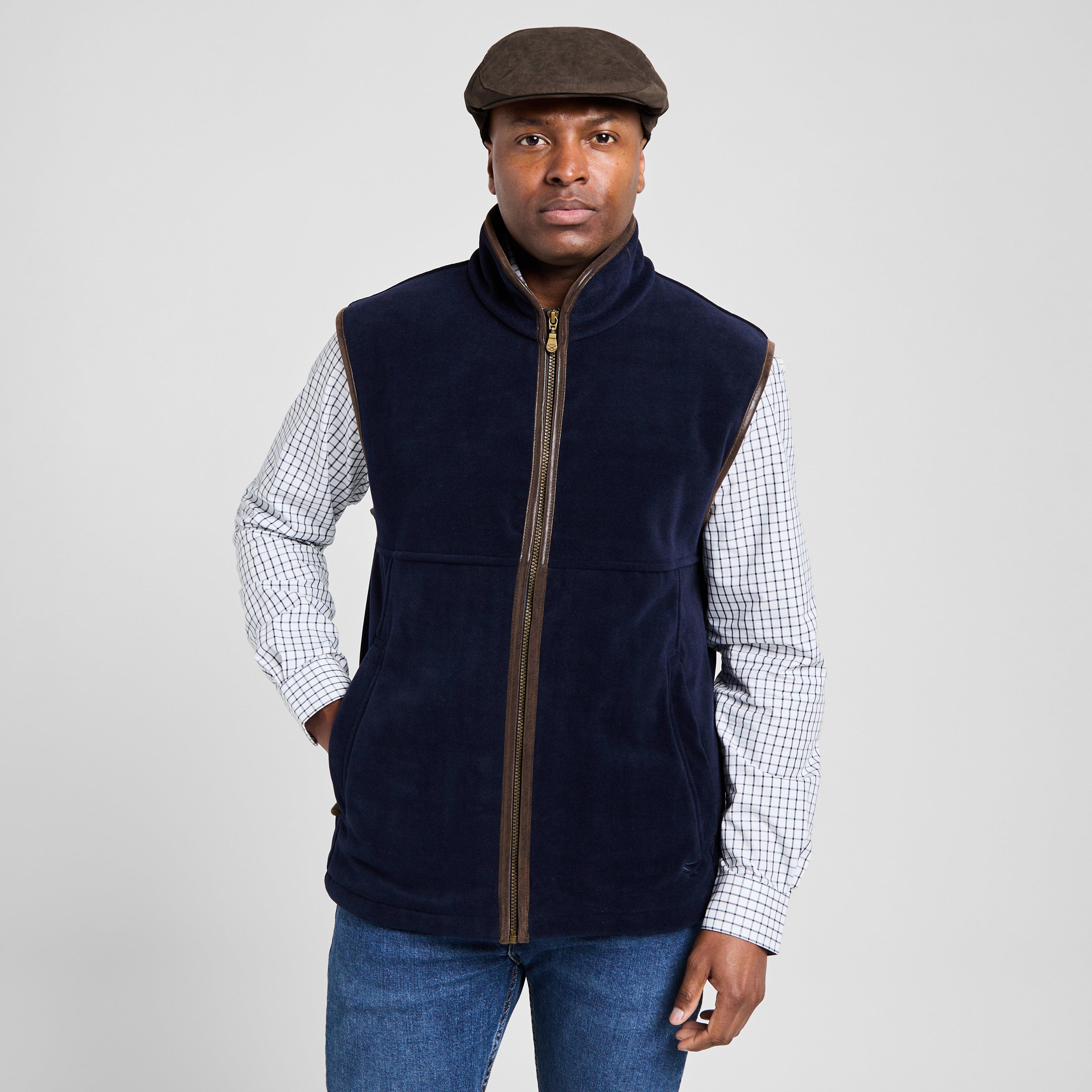 Mens Stenton Technical Fleece Gilet Midnight Navy