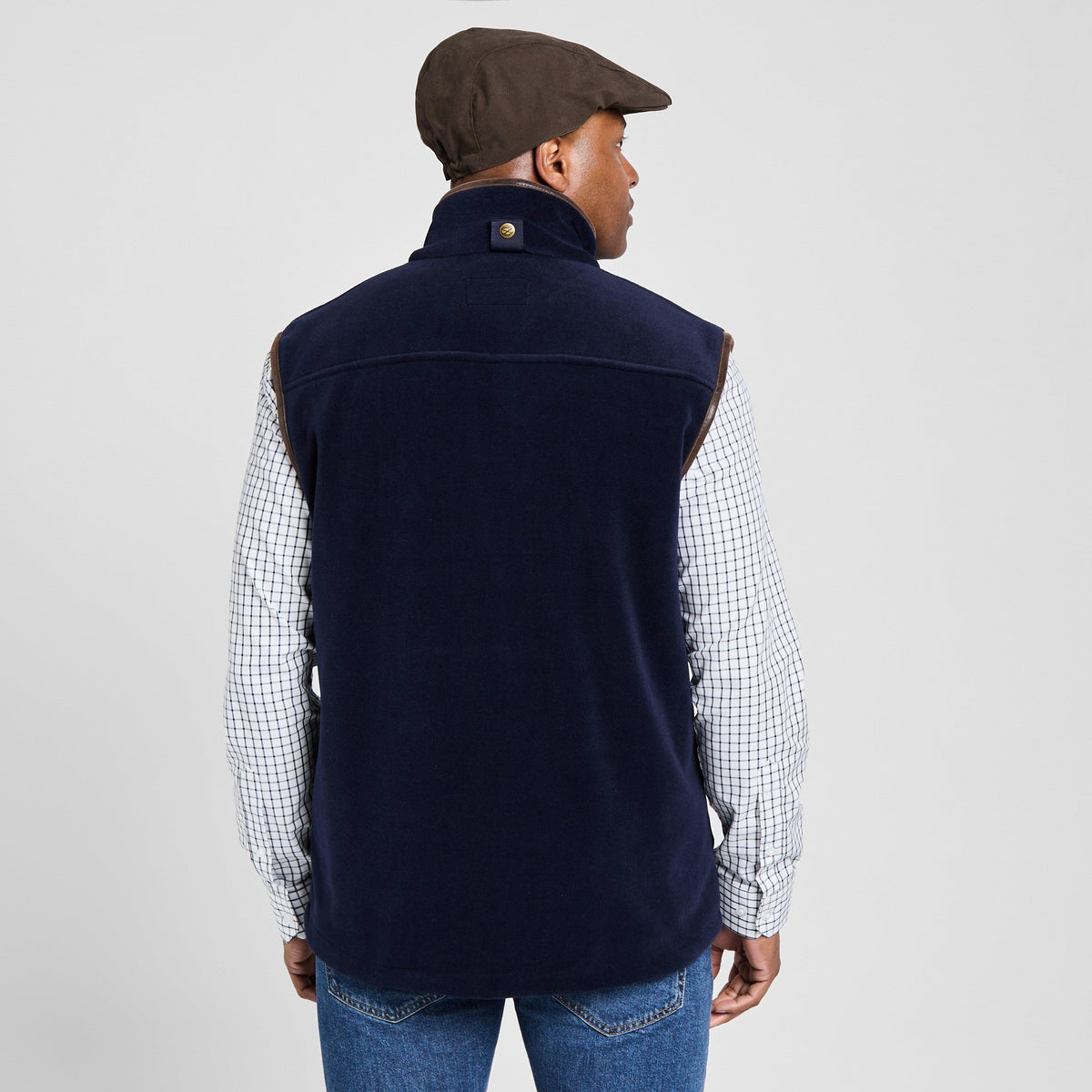 Mens Stenton Technical Fleece Gilet Midnight Navy