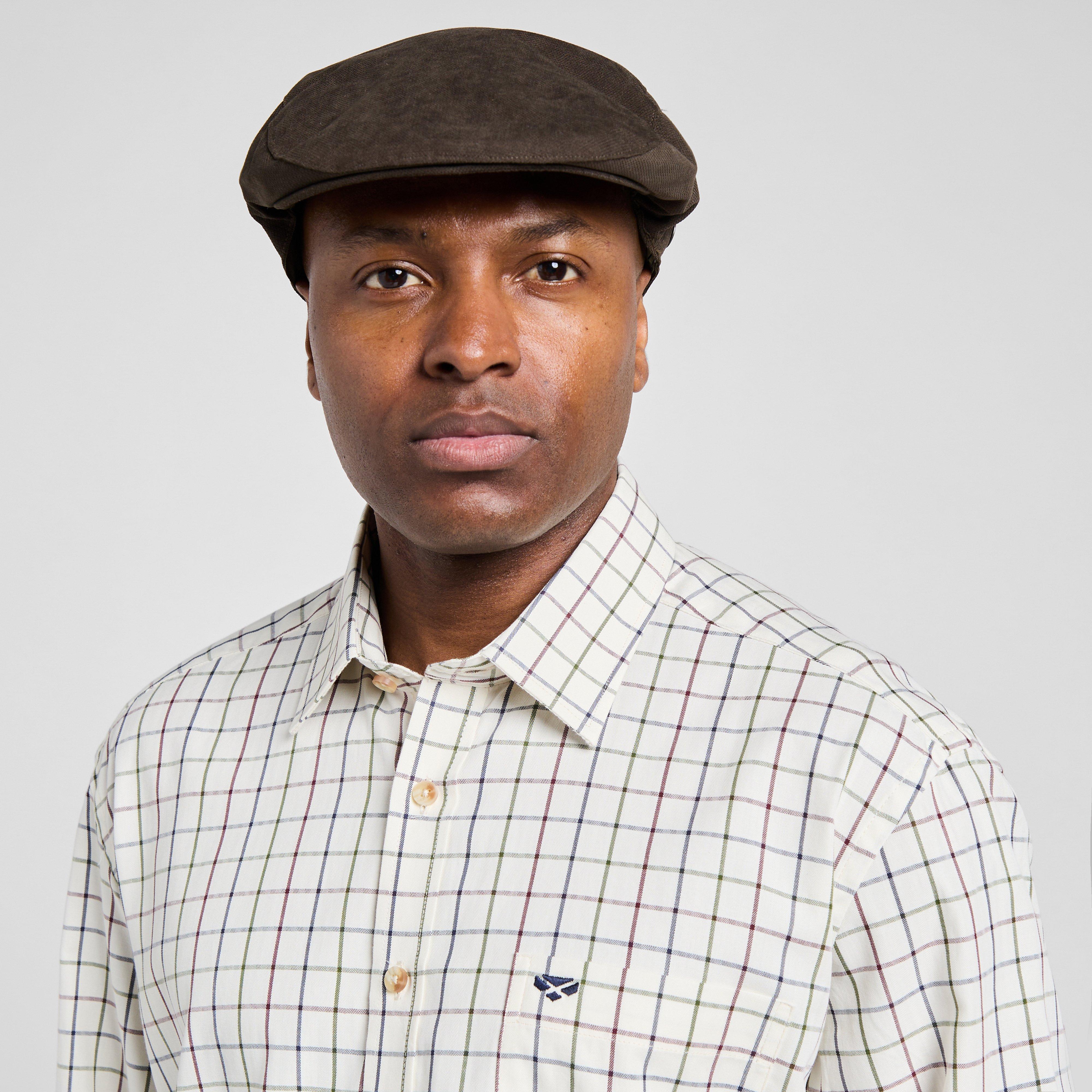 Mens Balmoral Luxury Tattersall Shirt Navy/Wine