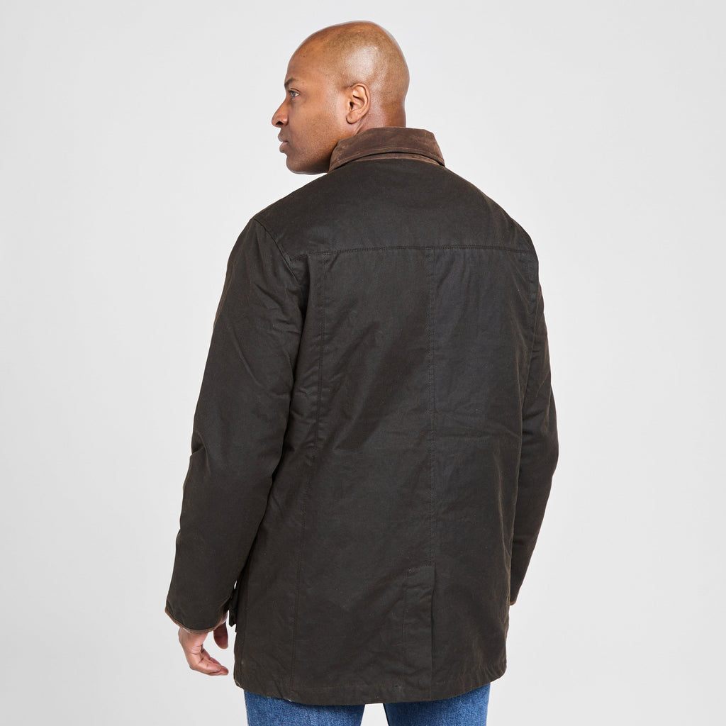 Mens Caledonia Wax Jacket Antique Olive