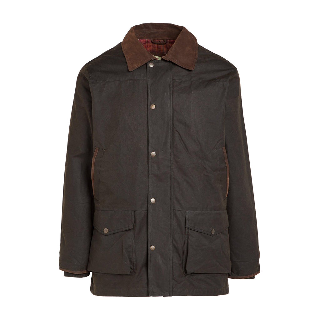 Mens Caledonia Wax Jacket Antique Olive