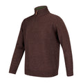 Mens Lothian 1/4 Zip Pullover Redwood