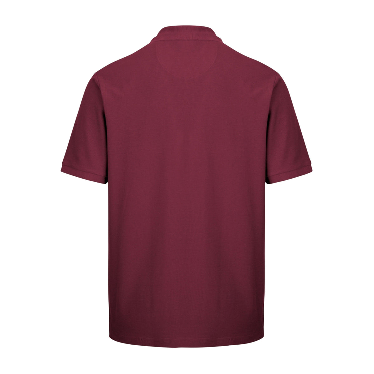 Mens Largs Cotton Polo Shirt Bordeaux