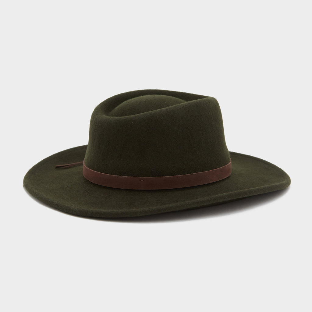 Perth Crushable Felt Hat Olive