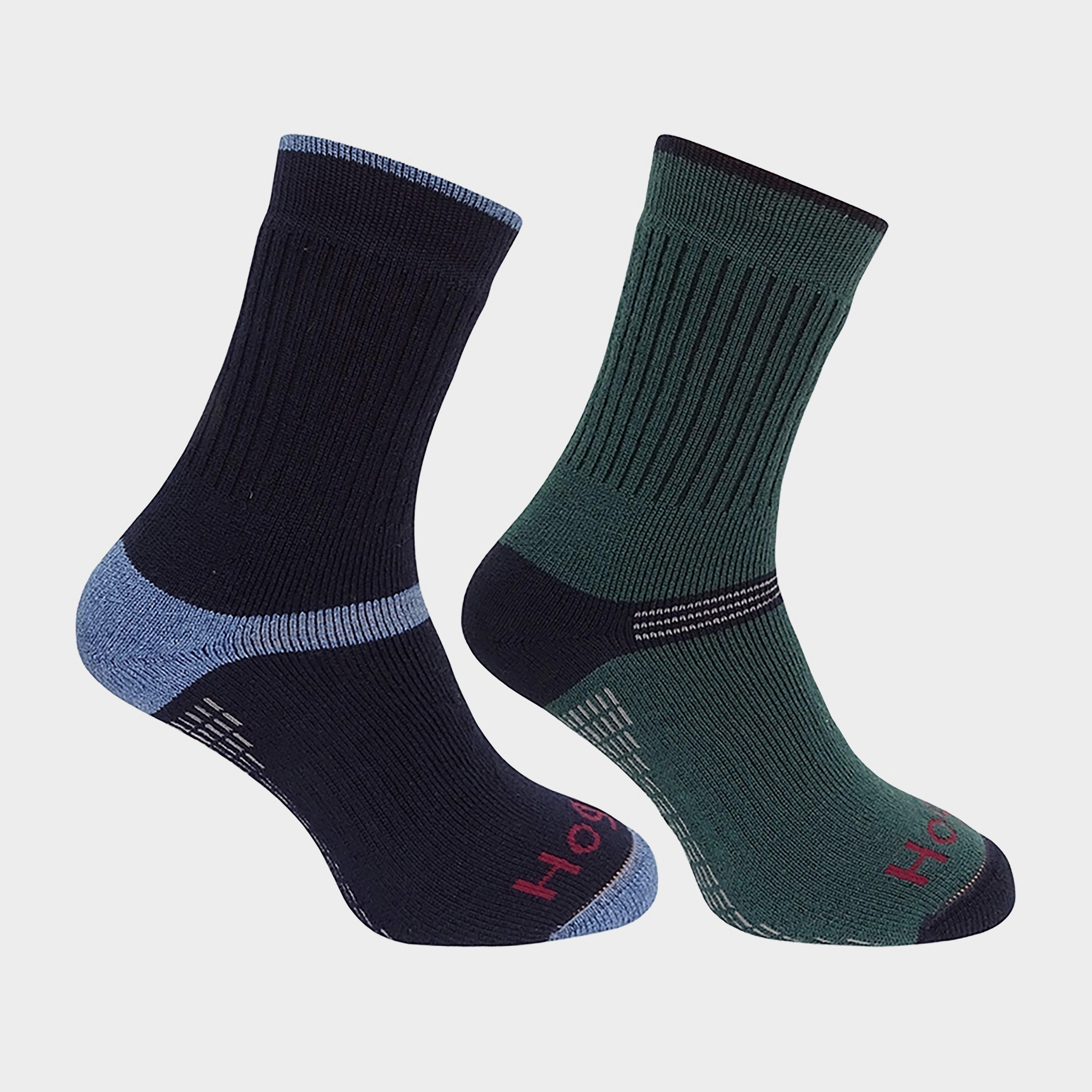 Technical Active Socks 2 Pack Green/Navy