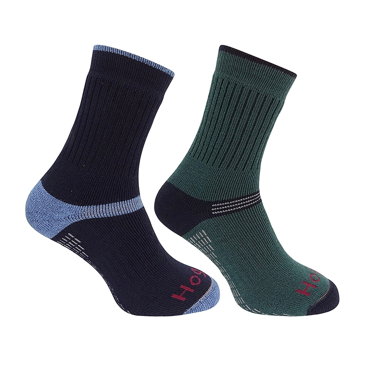 Technical Active Socks 2 Pack Green/Navy