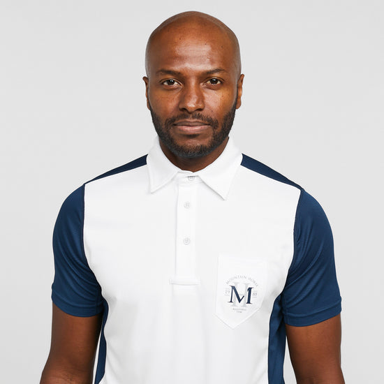 Mens Scott Tech Top White/Navy