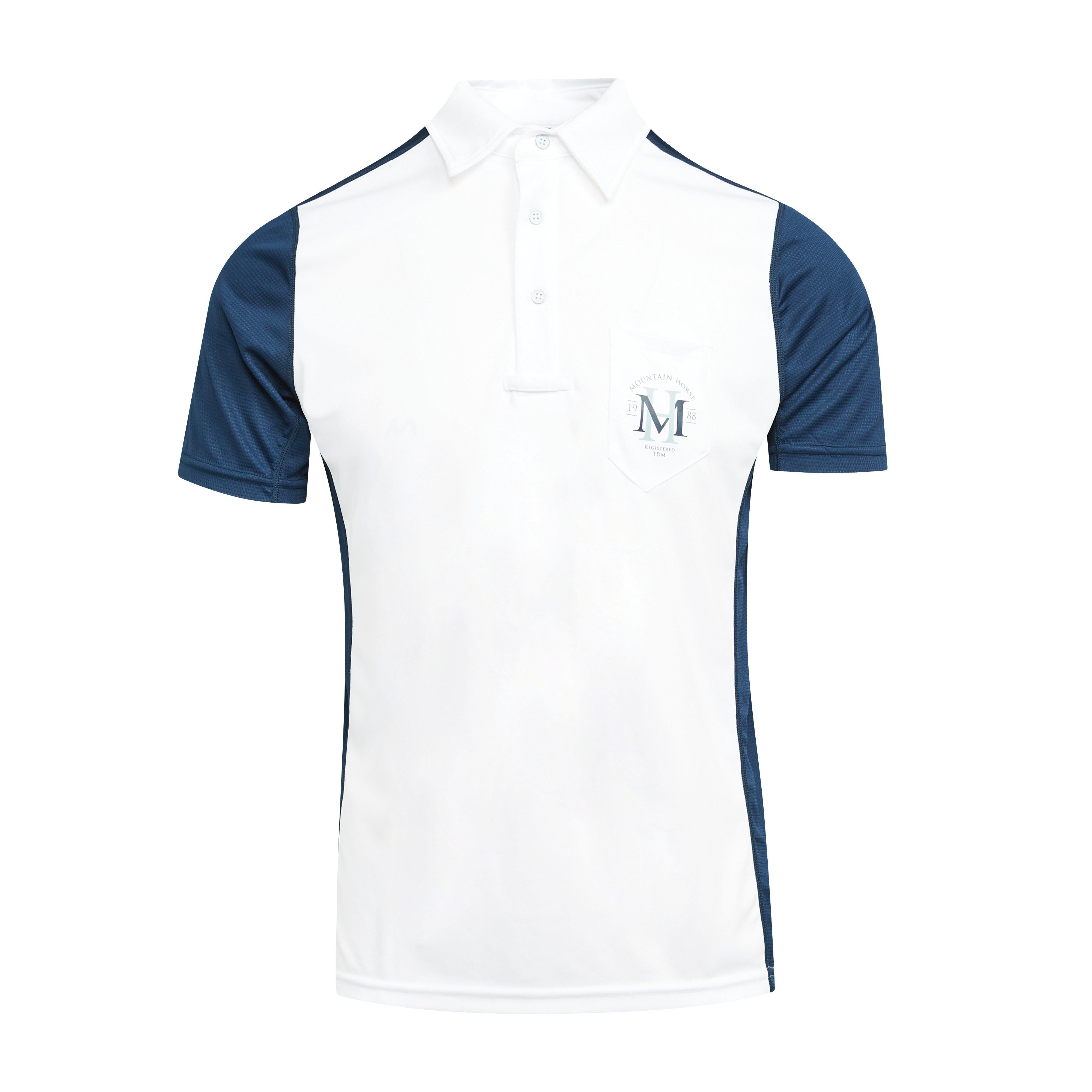 Mens Scott Tech Top White/Navy