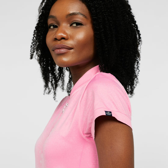 Womens Charm Tech Top Pink