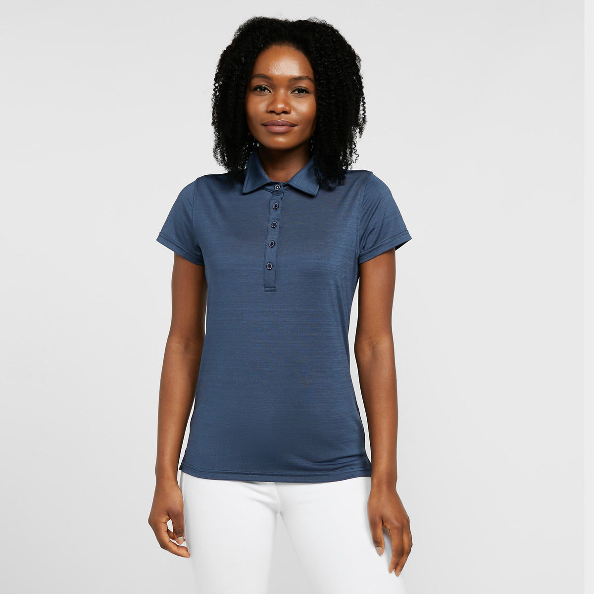 Womens Team Polo Navy