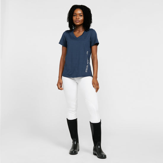 Womens Tyra Tech Top Navy