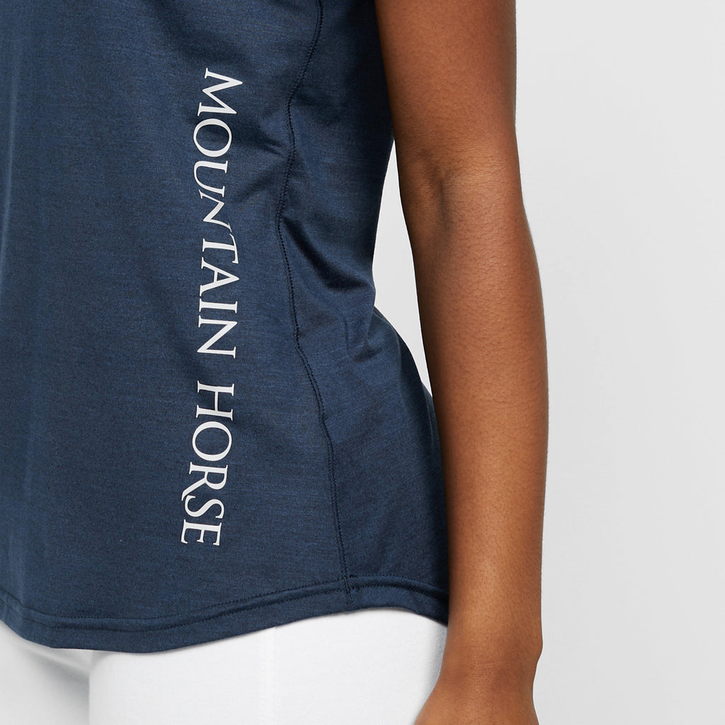 Womens Tyra Tech Top Navy