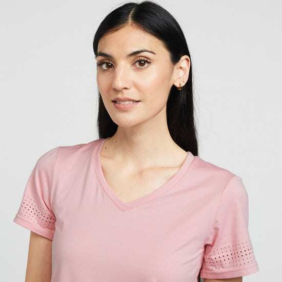 Womens Tyra Tech Top Pink