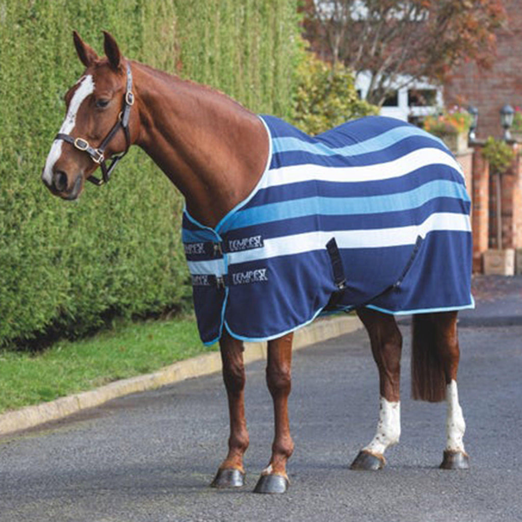 Tempest Original Newmarket Fleece Rug Blue Stripe