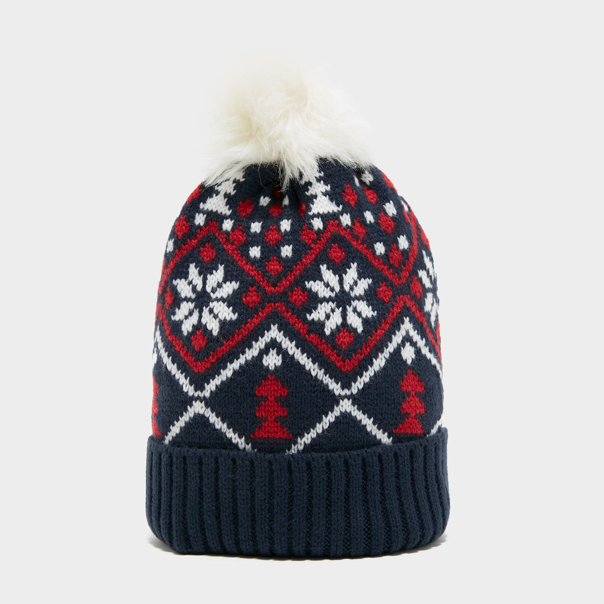 Christmas Bobble Hat Navy
