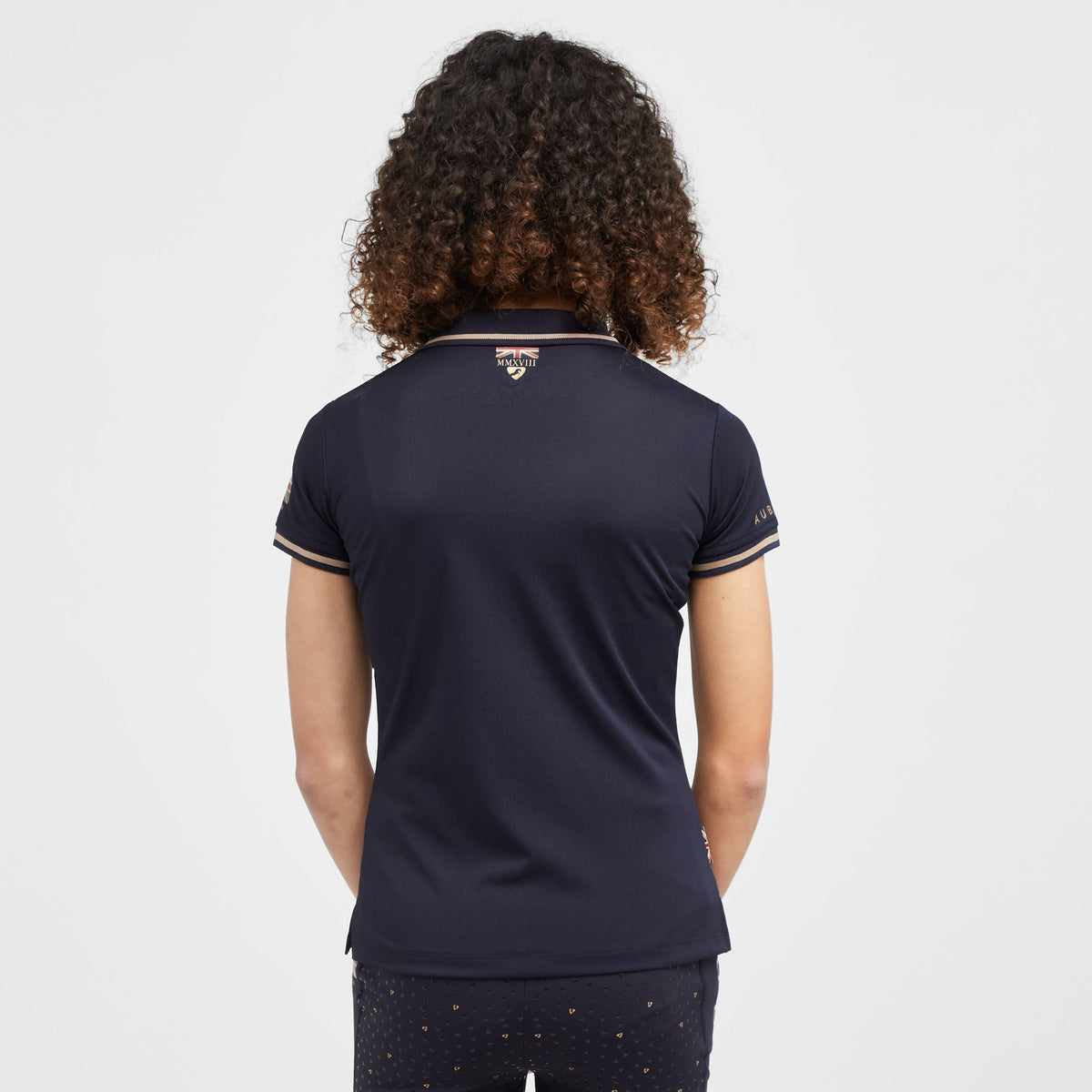 Childs Team Tech Polo Shirt Navy