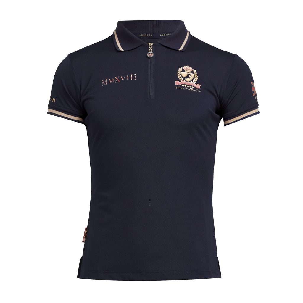 Childs Team Tech Polo Shirt Navy