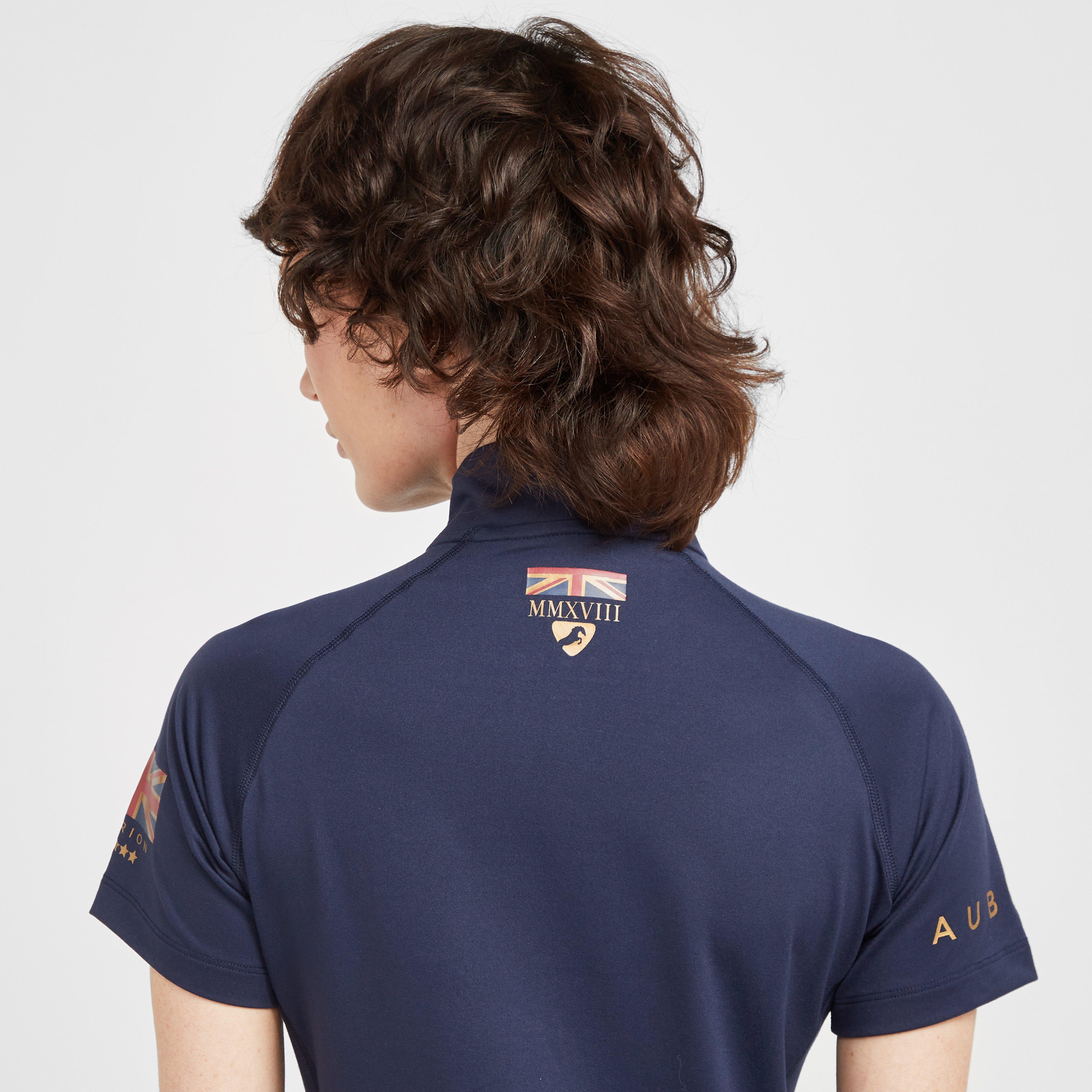 Womens Team Short Sleeve Base Layer Navy