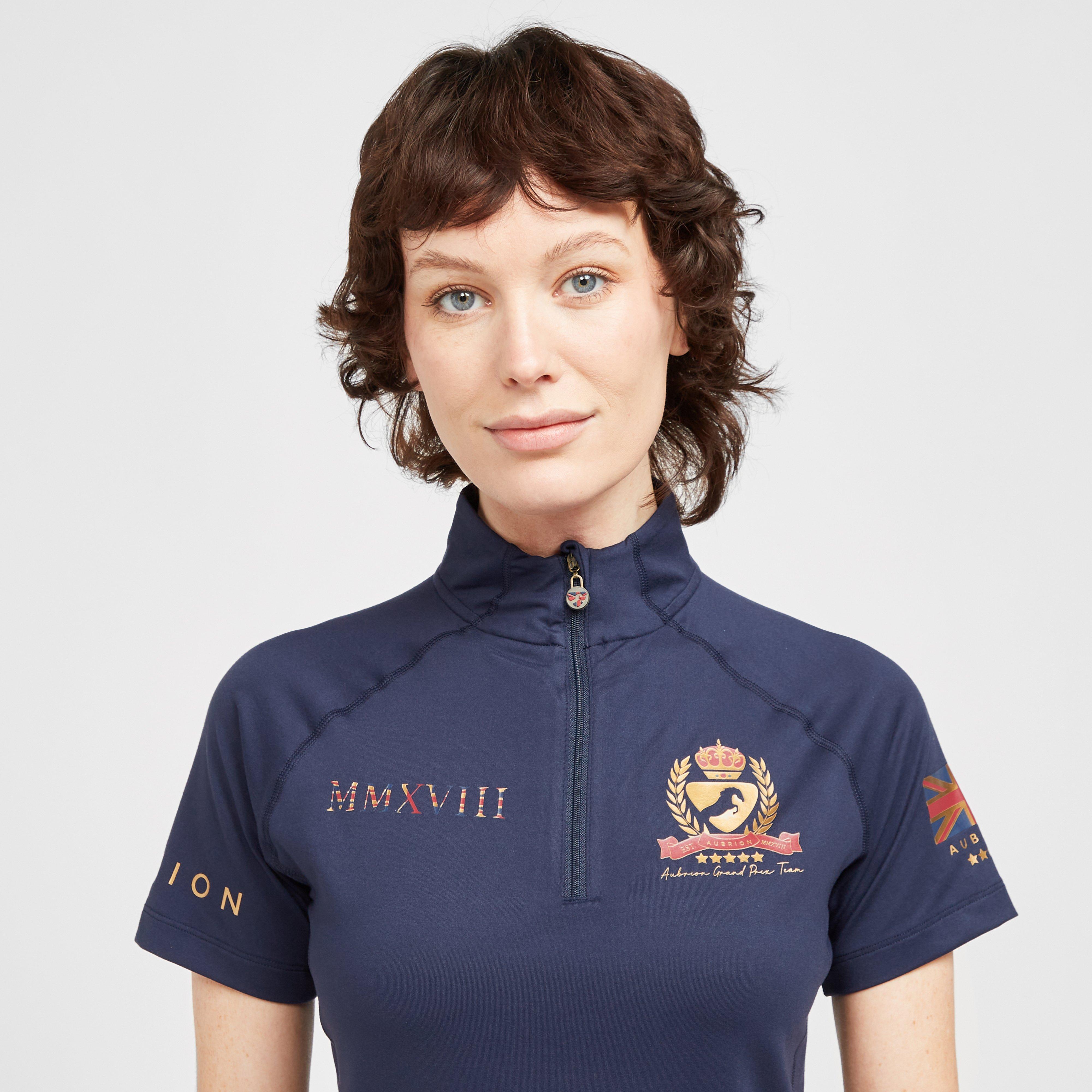 Womens Team Short Sleeve Base Layer Navy