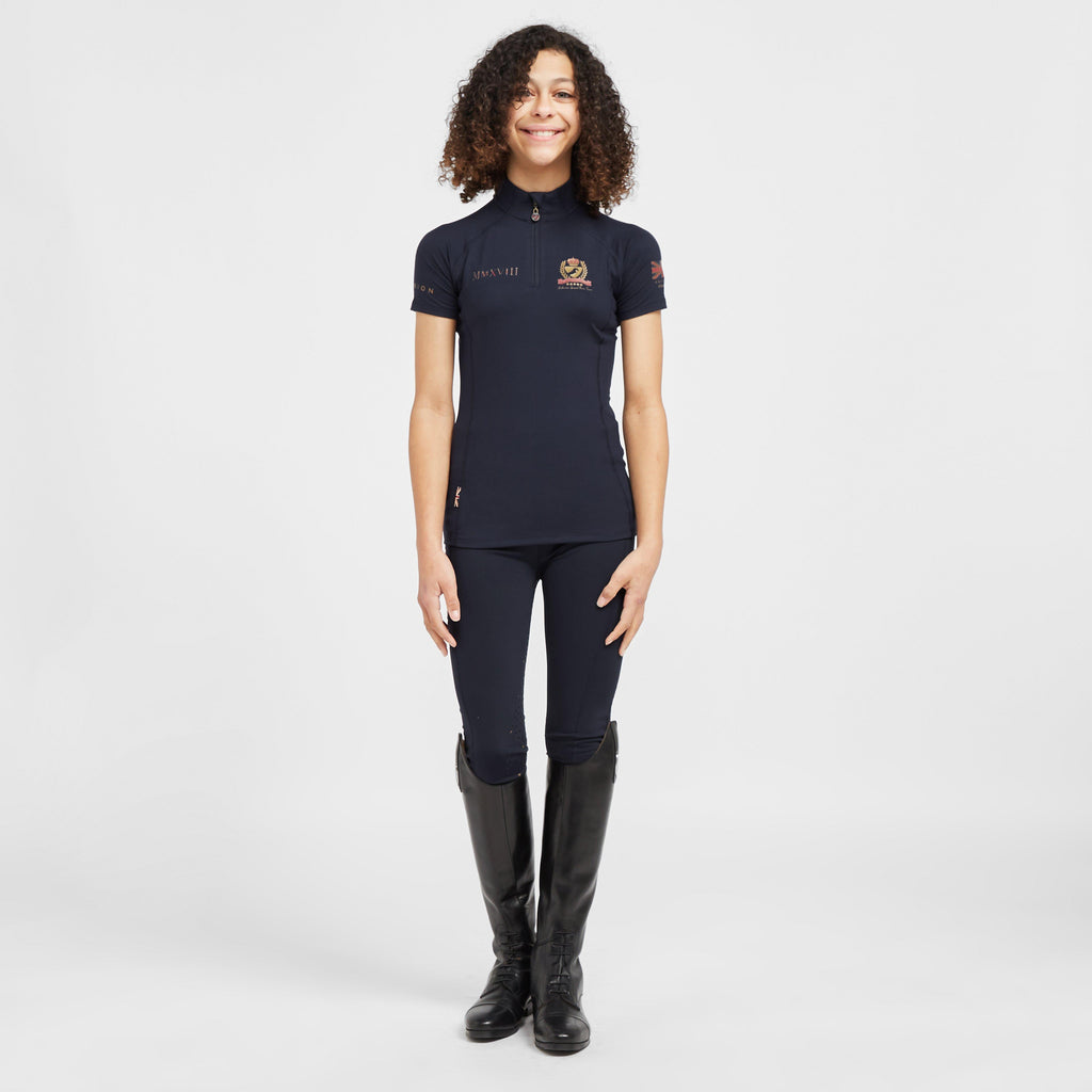 Childs Team Short Sleeve Base Layer Navy