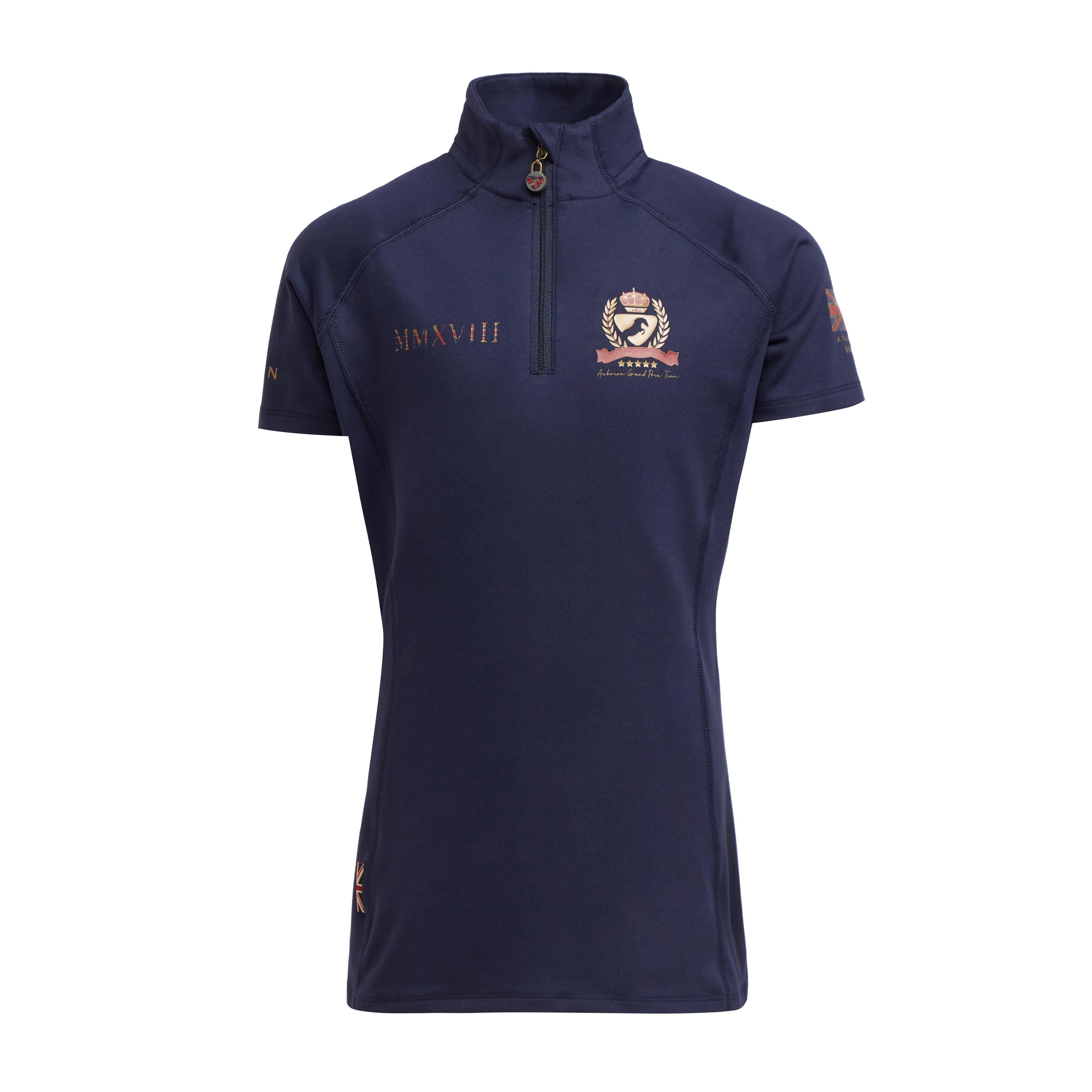 Childs Team Short Sleeve Base Layer Navy