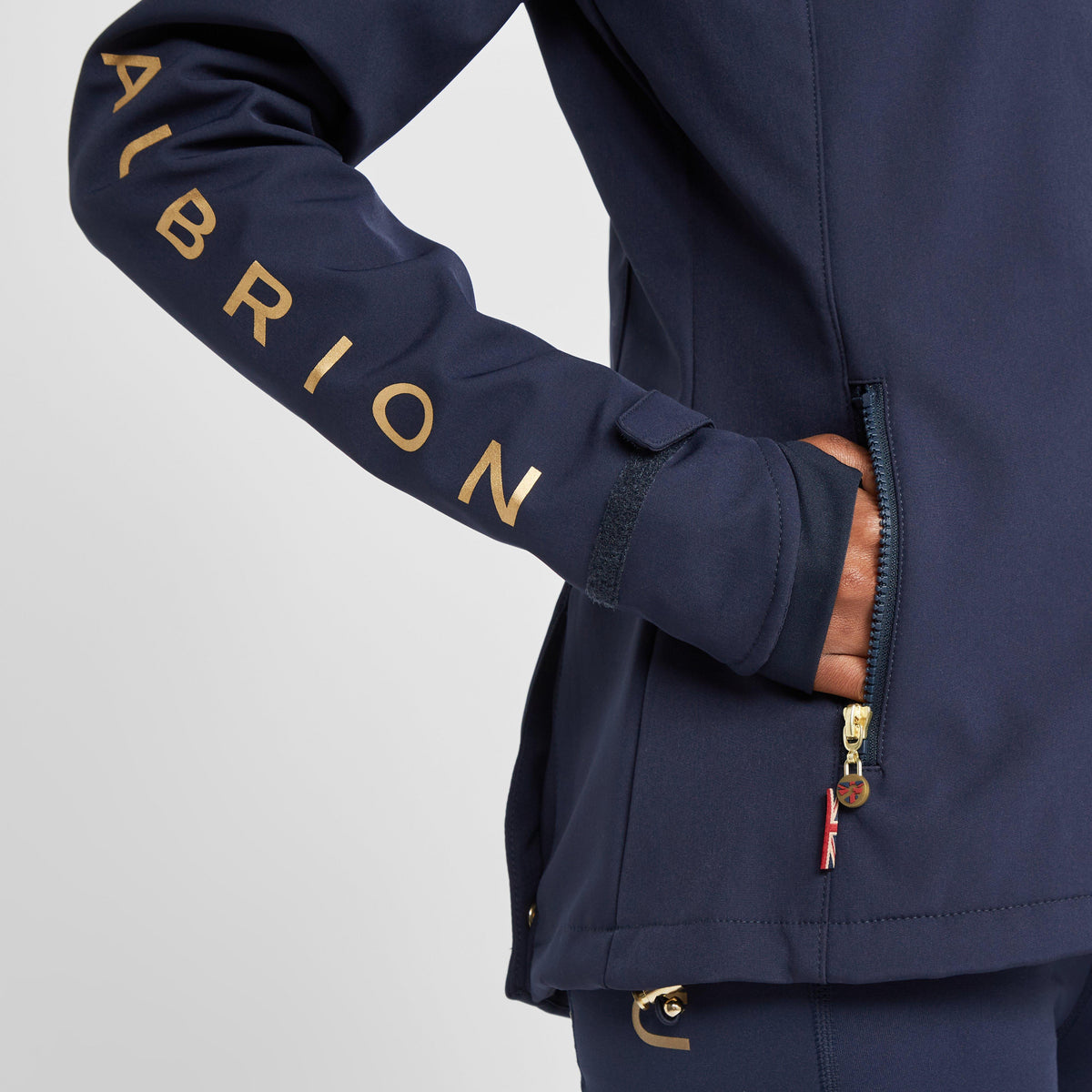 Womens Team Softshell Jacket Navy