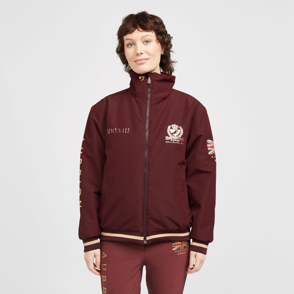Womens Team Jacket Burgundy