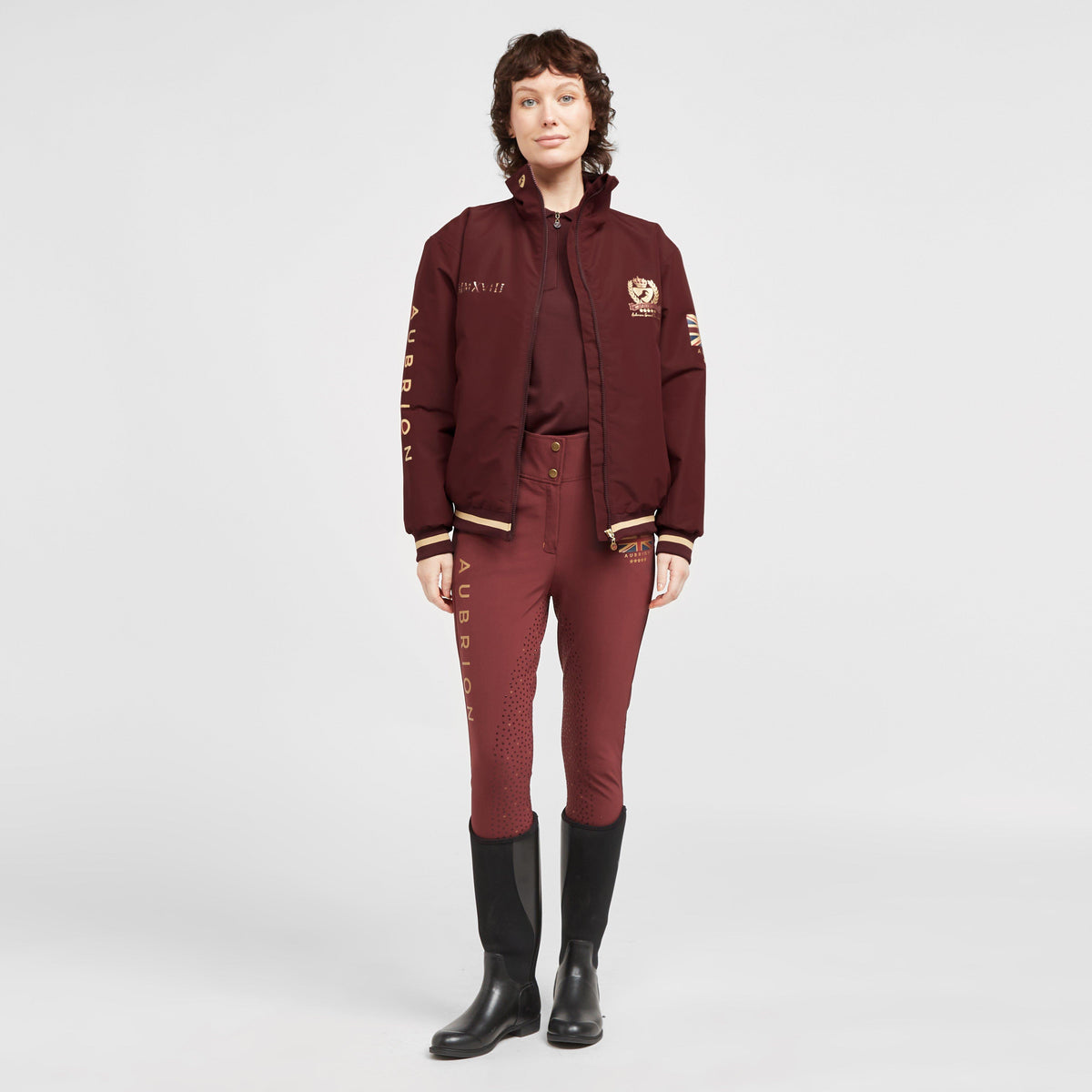 Womens Team Jacket Burgundy