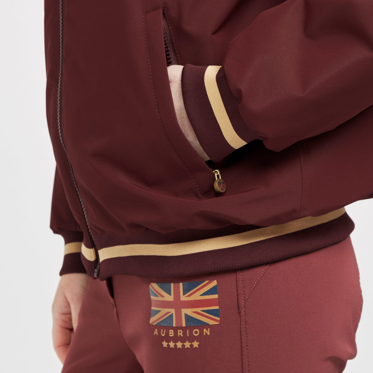 Womens Team Jacket Burgundy