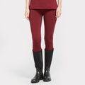 Womens Team Riding Tights Burgundy