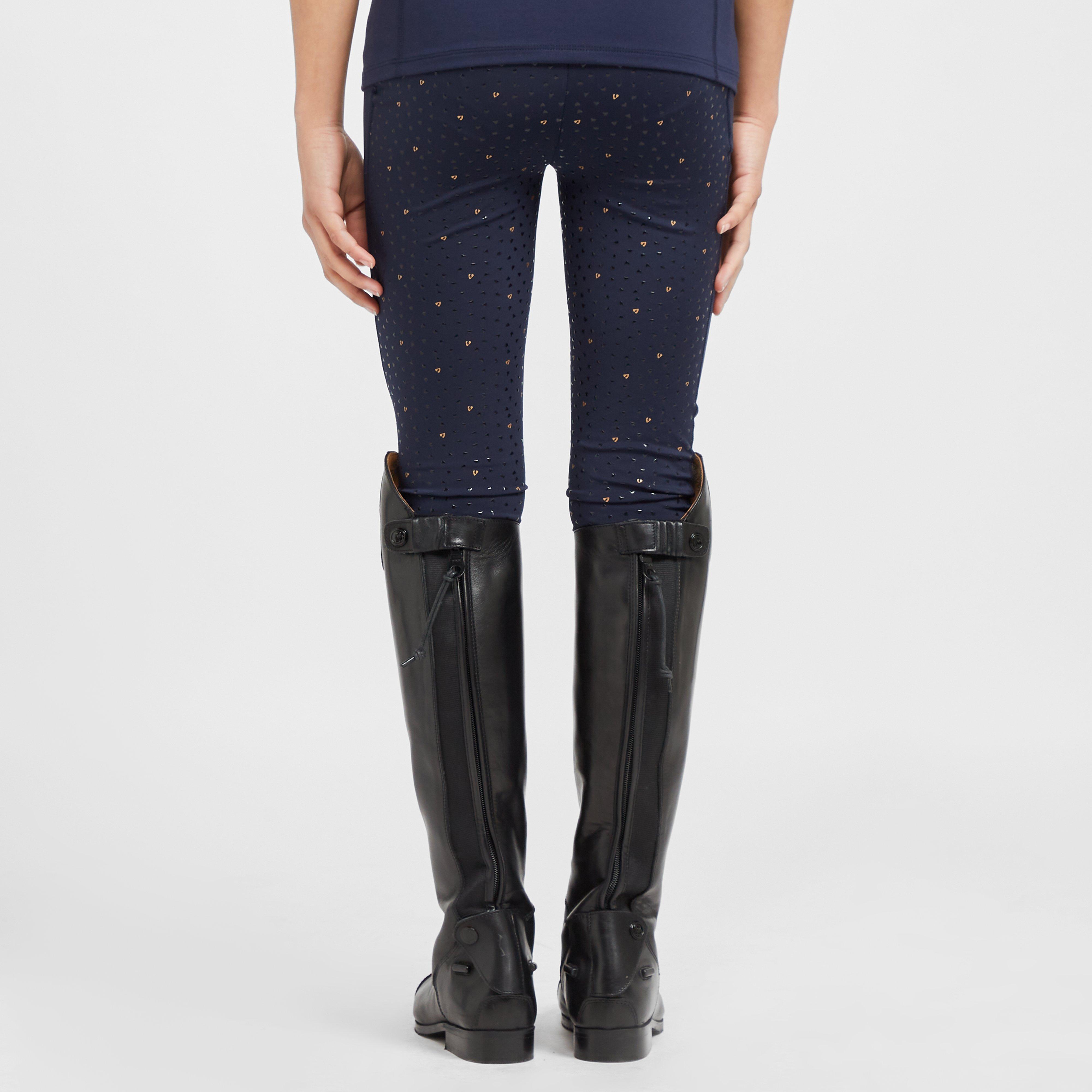 Childs Team Riding Tights Navy