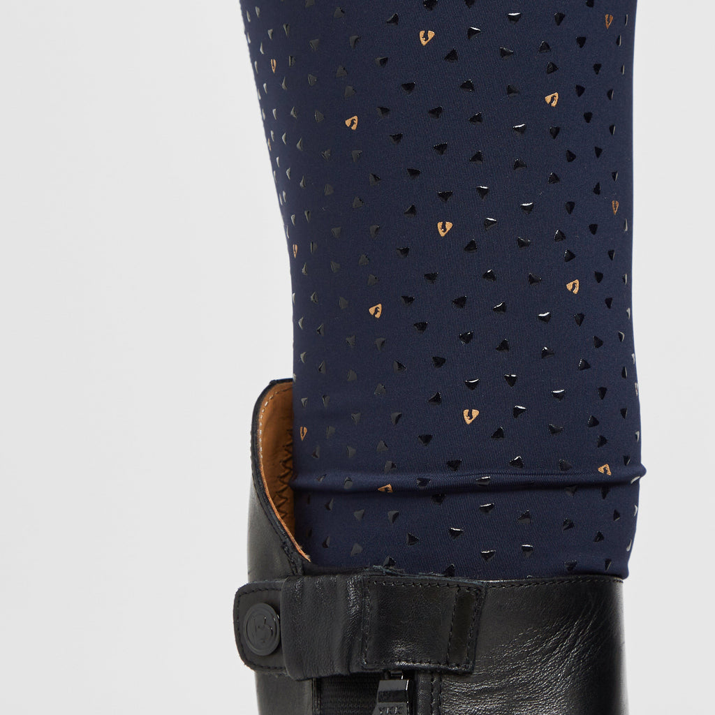 Childs Team Riding Tights Navy