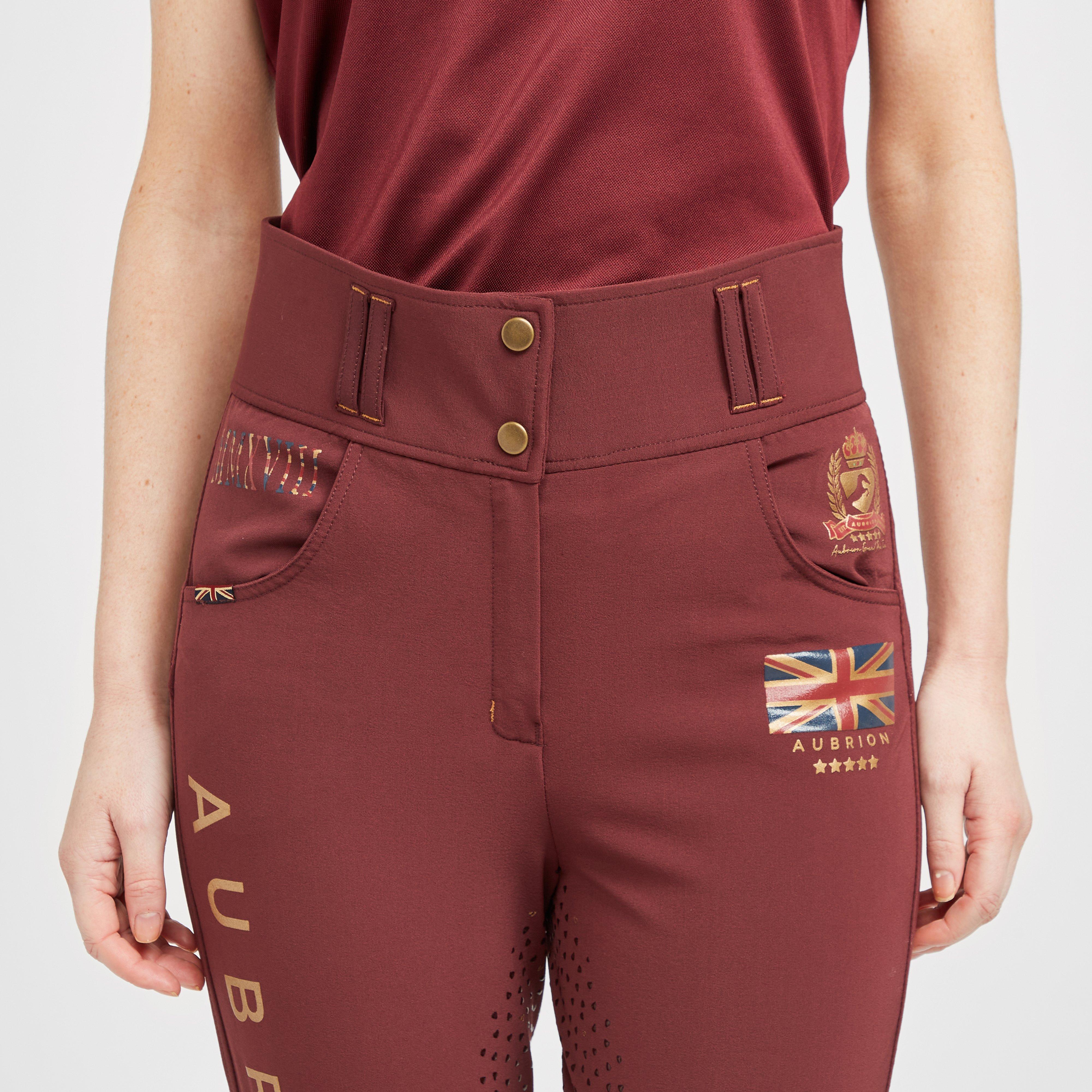 Womens Team Breeches Burgundy