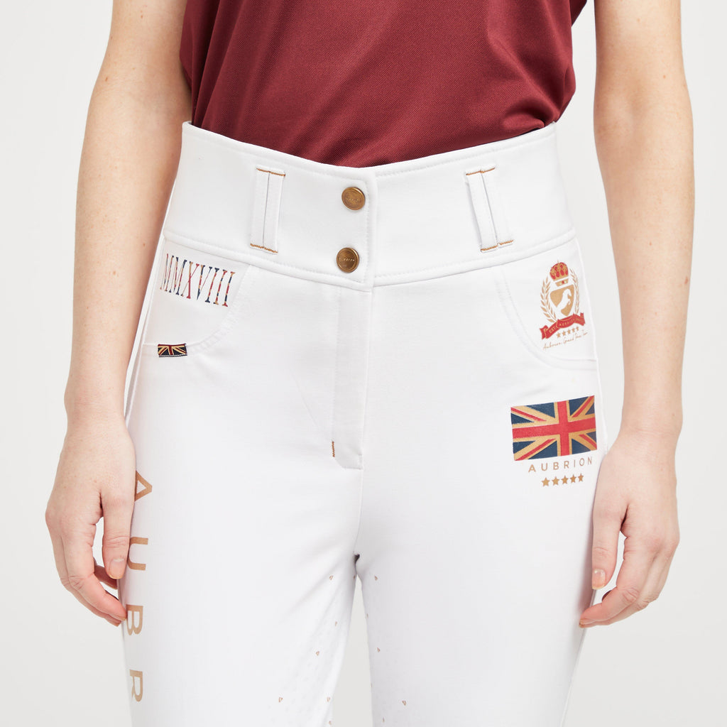 Womens Team Breeches White