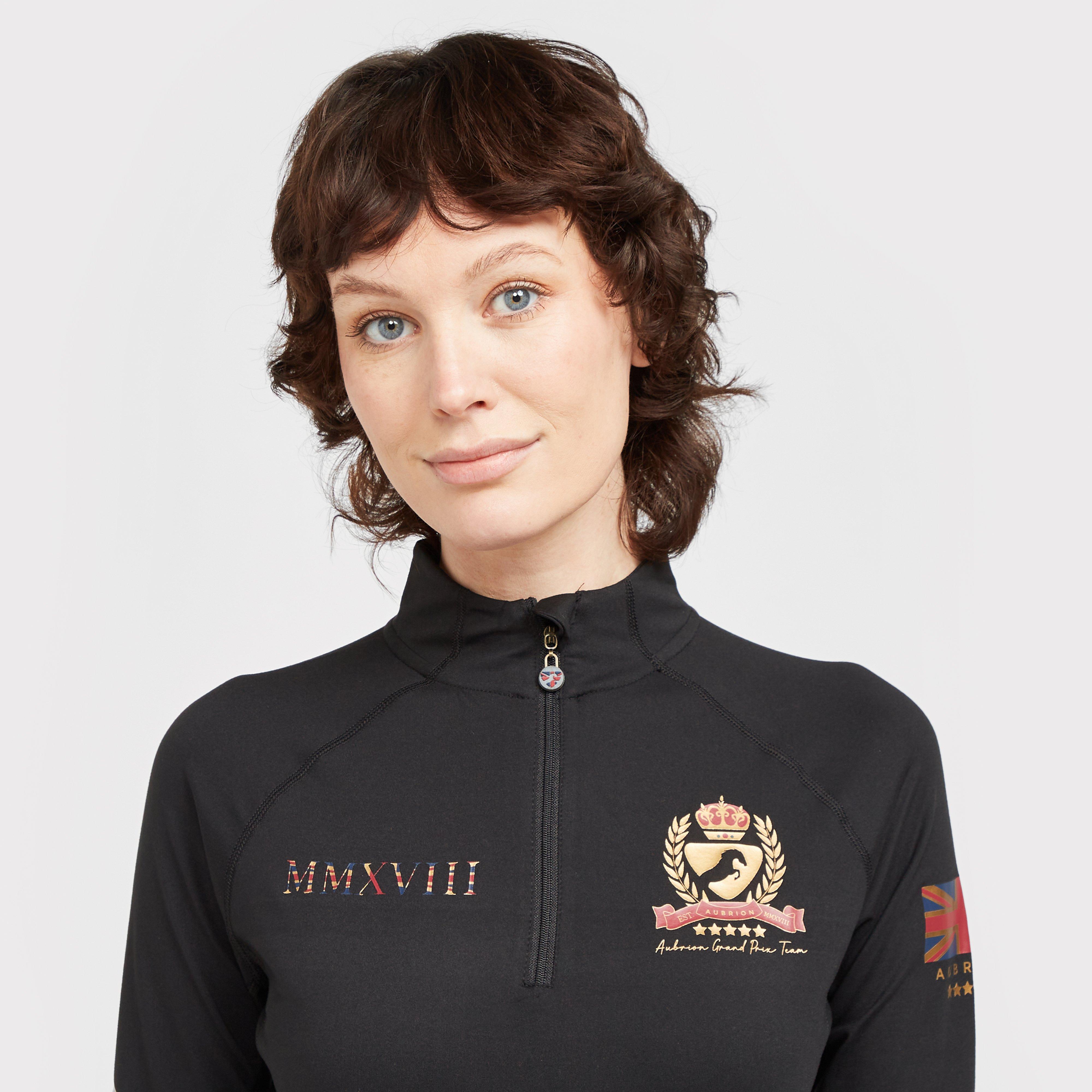 Womens Team Long Sleeve Base Layer Black